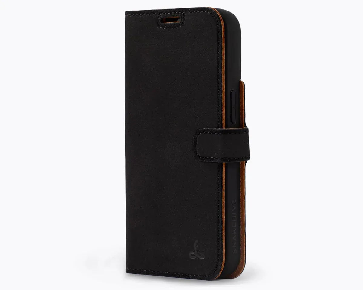 Snakehive Vintage Wallet Apple iPhone 15 - Vintage Leather Wallet Phone Case  iPhone 15 | Leather Wallet Case | Snakehive
