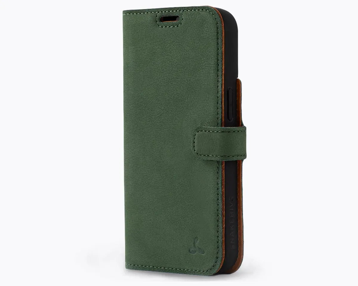Snakehive Vintage Wallet Apple iPhone 15 - Vintage Leather Wallet Phone Case  iPhone 15 | Leather Wallet Case | Snakehive
