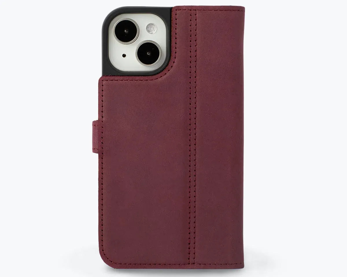 Snakehive Vintage Wallet Apple iPhone 15 - Vintage Leather Wallet Phone Case  iPhone 15 | Leather Wallet Case | Snakehive