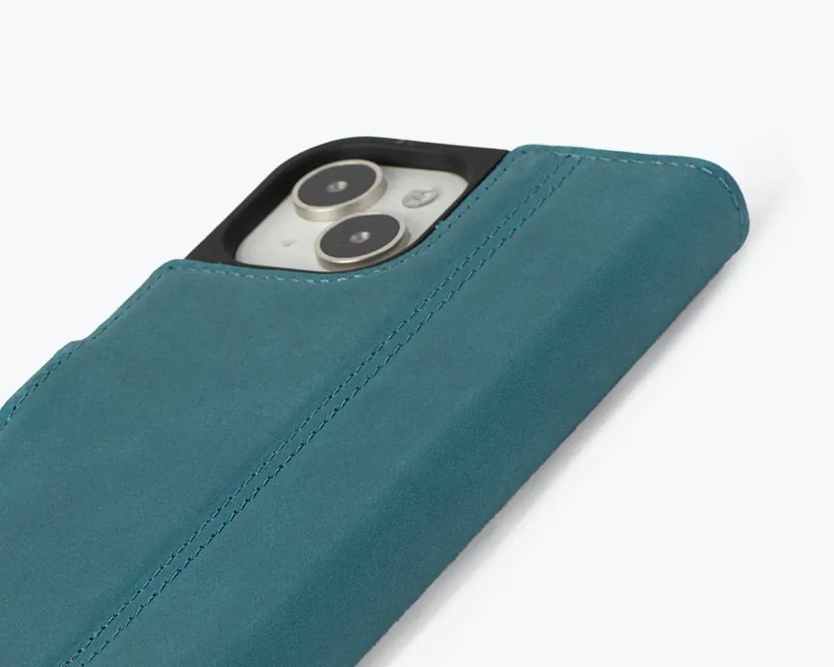 Snakehive Vintage Wallet Apple iPhone 15 - Vintage Leather Wallet Phone Case  iPhone 15 | Leather Wallet Case | Snakehive