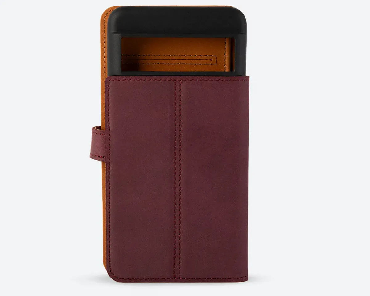 Snakehive Vintage Wallet Google Pixel 8 Pro- Vintage Leather Wallet Phone Case Vintage Leather Wallet Case for Google Pixel 8 Pro