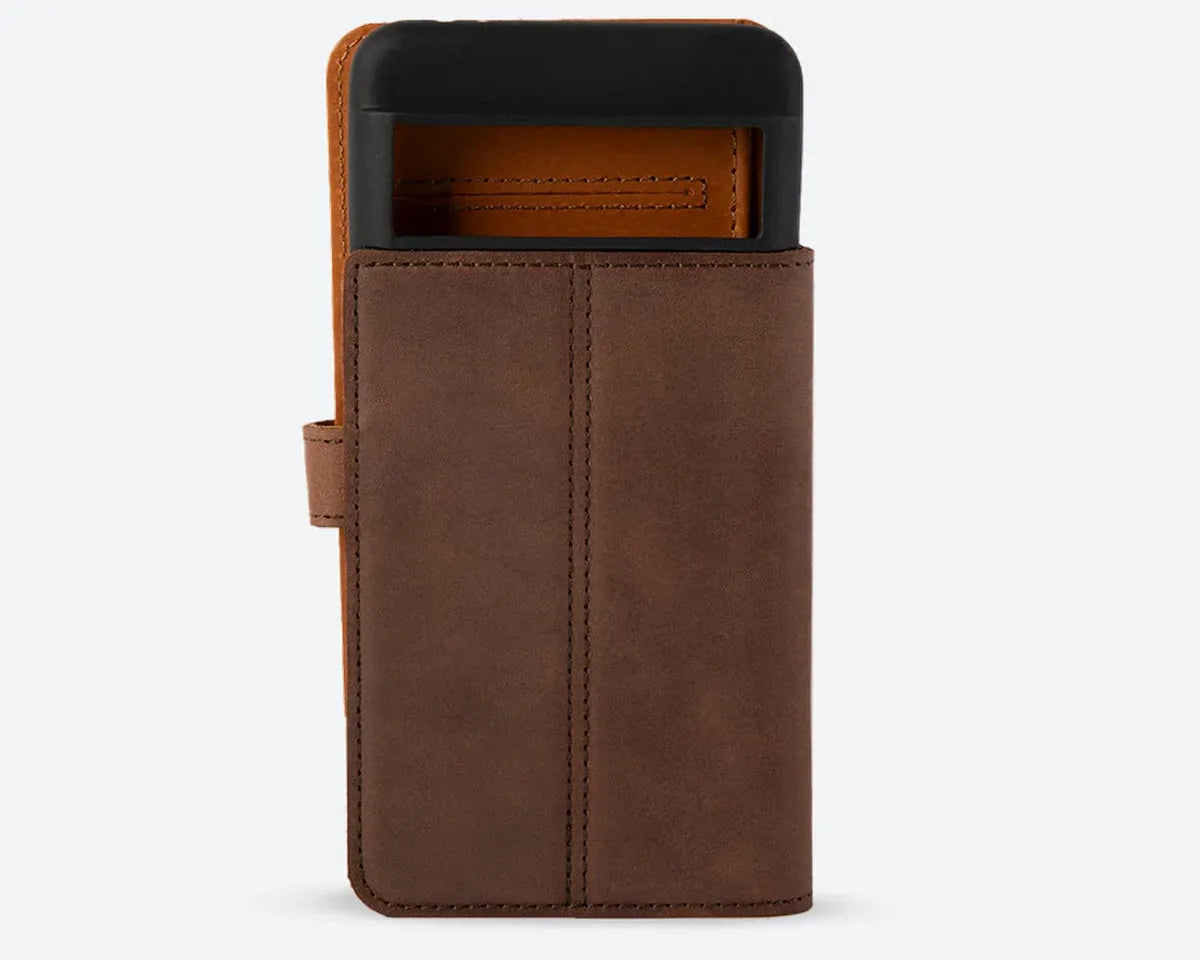 Snakehive Vintage Wallet Google Pixel 8 Pro- Vintage Leather Wallet Phone Case Vintage Leather Wallet Case for Google Pixel 8 Pro