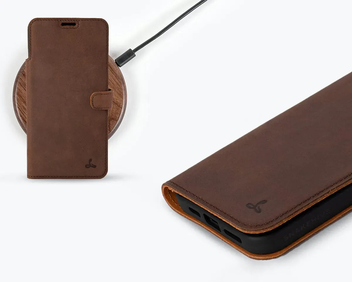 Snakehive Vintage Wallet Google Pixel 8 Pro- Vintage Leather Wallet Phone Case Vintage Leather Wallet Case for Google Pixel 8 Pro