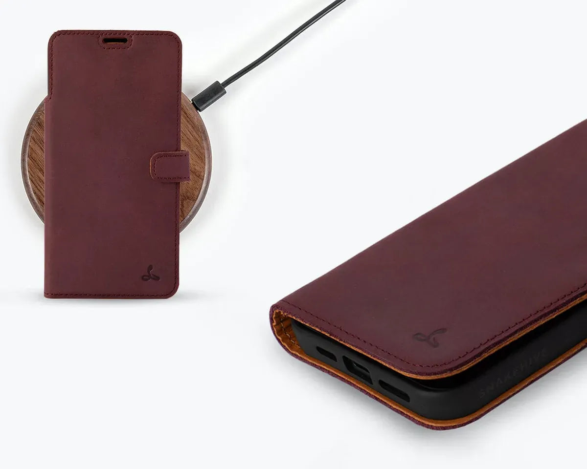 Snakehive Vintage Wallet Google Pixel 8 Pro- Vintage Leather Wallet Phone Case Vintage Leather Wallet Case for Google Pixel 8 Pro