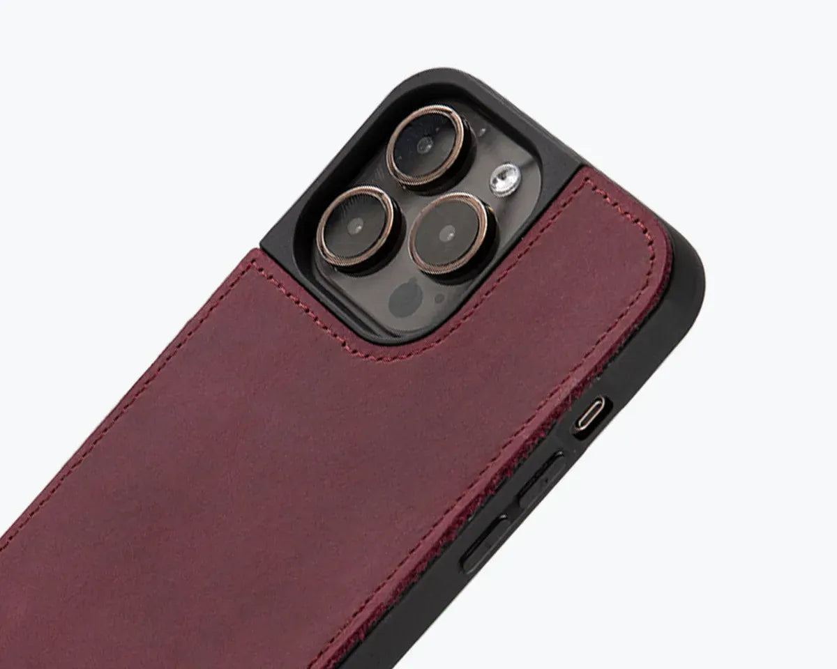 Snakehive Vintage Back Case Apple iPhone 15 Pro Max - Vintage Leather Back Case iPhone 15 Pro Max | Vintage Leather Back Case | Snakehive