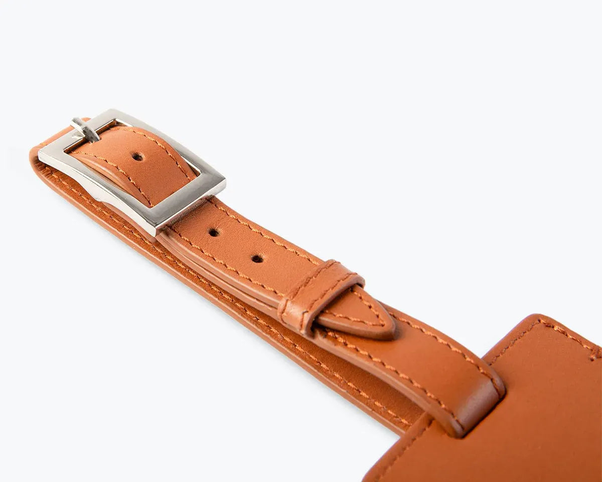 Snakehive Accessories Leather Luggage Tag - The Essential Collection Essential Leather Luggage Tag | Leather Accessories