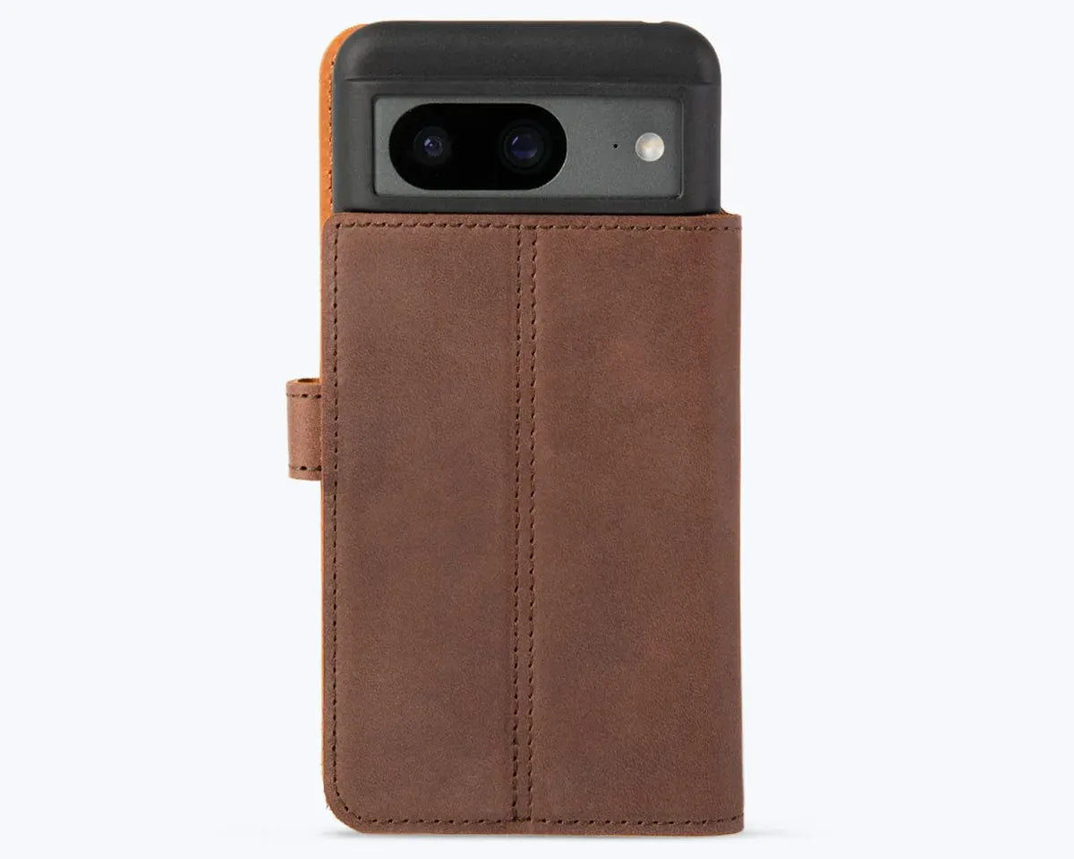 Snakehive Vintage Wallet Google Pixel 8 - Vintage Leather Wallet Phone Case Vintage Leather Wallet Case for Google Pixel 8