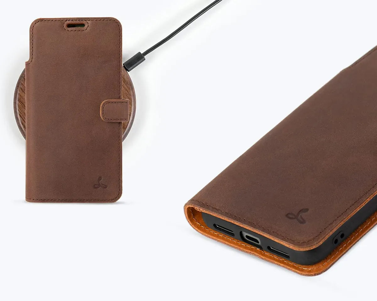 Snakehive Vintage Wallet Google Pixel 8 - Vintage Leather Wallet Phone Case Vintage Leather Wallet Case for Google Pixel 8