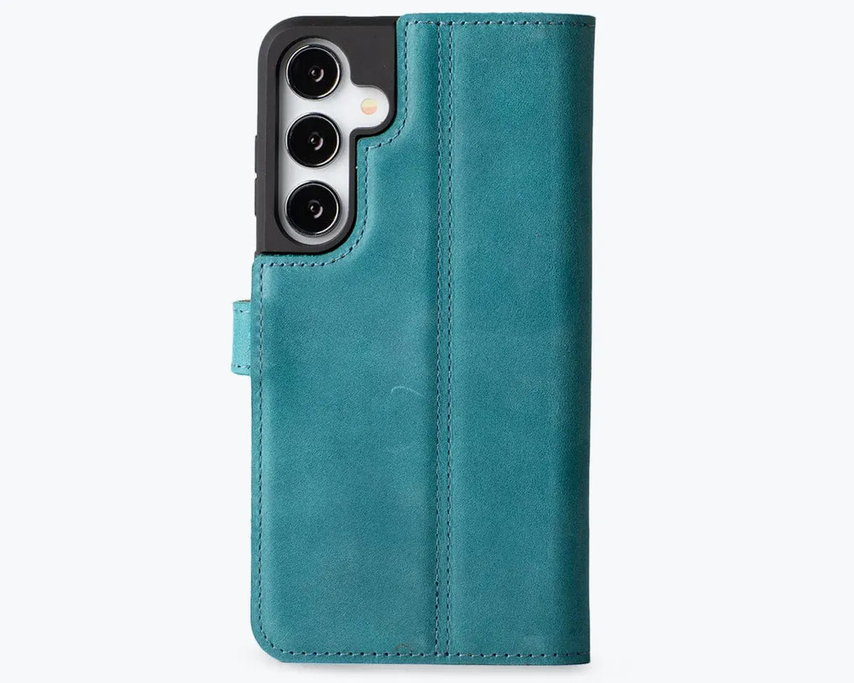 Snakehive Vintage Wallet Samsung Galaxy S24 - Vintage Leather Wallet Phone Case Samsung Galaxy S24 | Leather Wallet Case | Snakehive