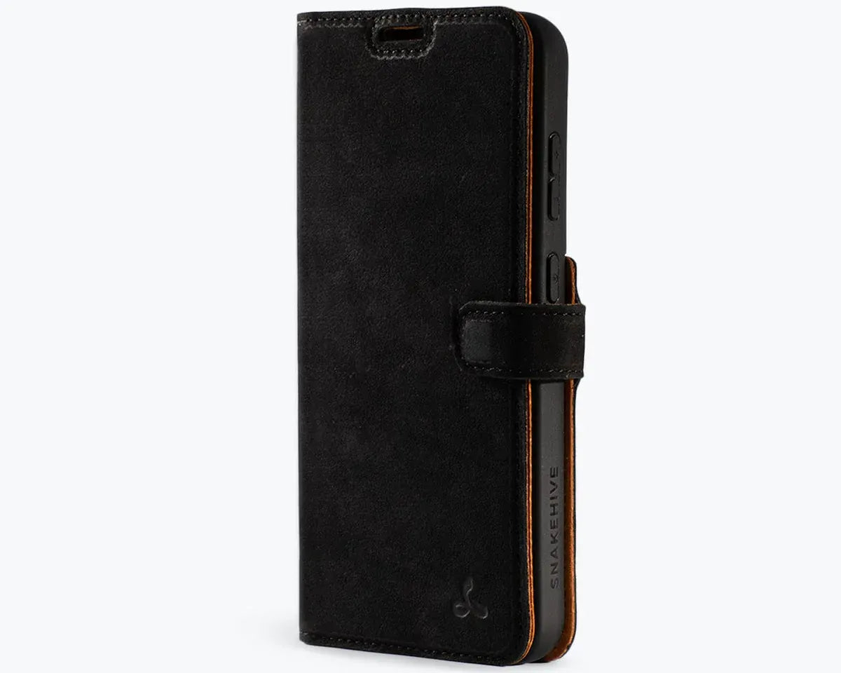 Snakehive Vintage Wallet Samsung Galaxy S24 - Vintage Leather Wallet Phone Case Samsung Galaxy S24 | Leather Wallet Case | Snakehive