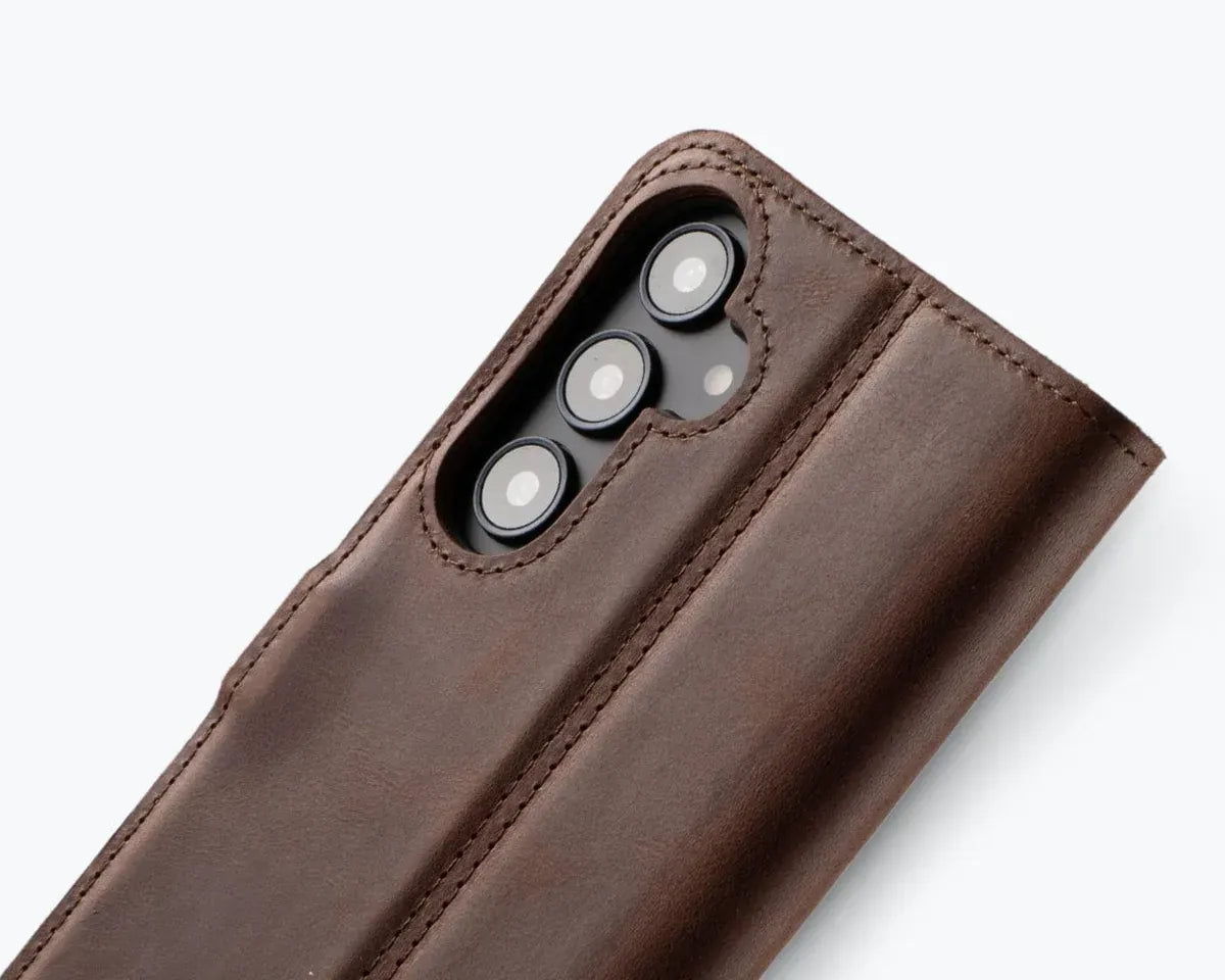 Snakehive Vintage Wallet Samsung Galaxy A55 - Vintage Leather Wallet Phone Case Vintage Leather Wallet Case for Samsung Galaxy A55