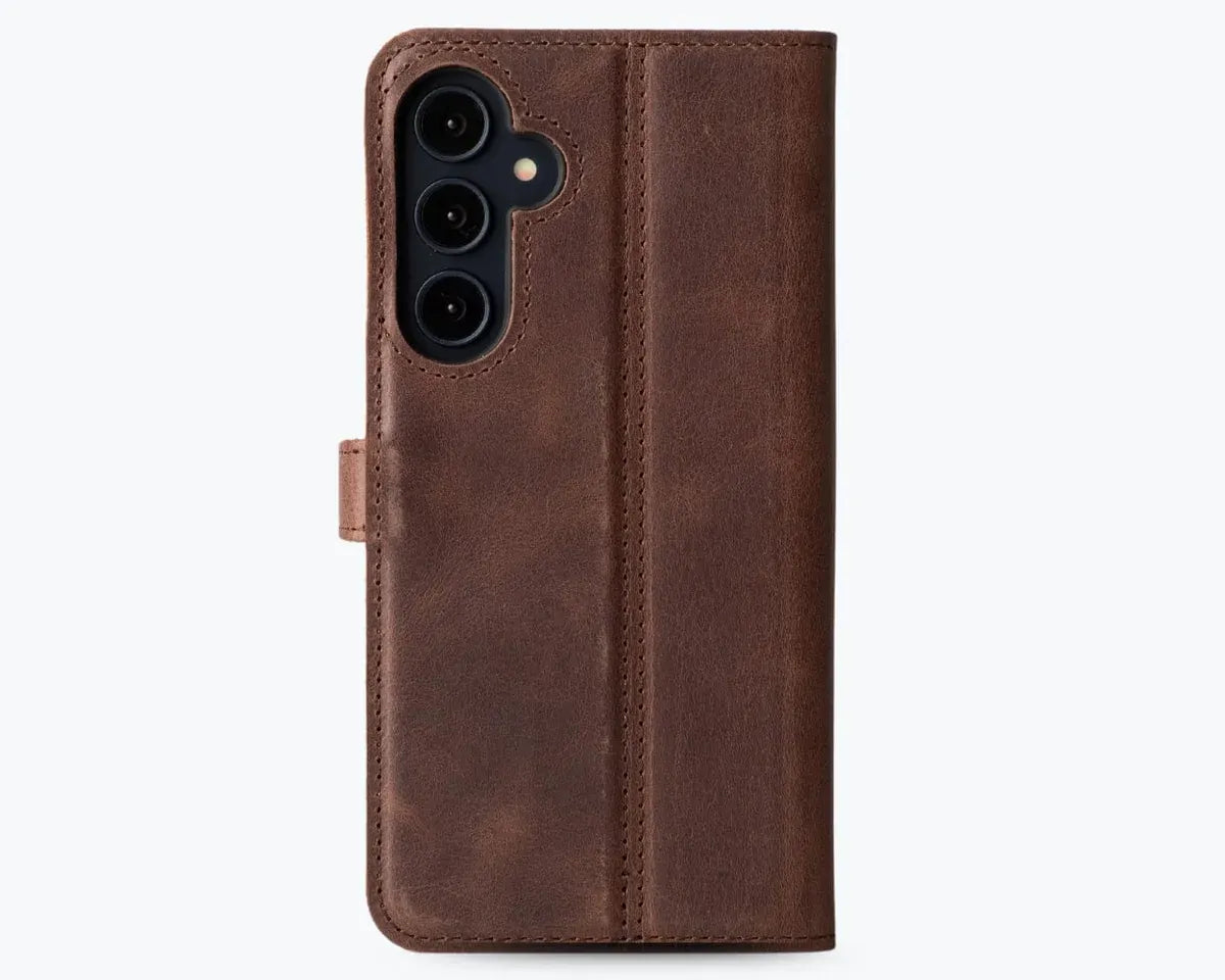 Snakehive Vintage Wallet Samsung Galaxy A55 - Vintage Leather Wallet Phone Case Vintage Leather Wallet Case for Samsung Galaxy A55
