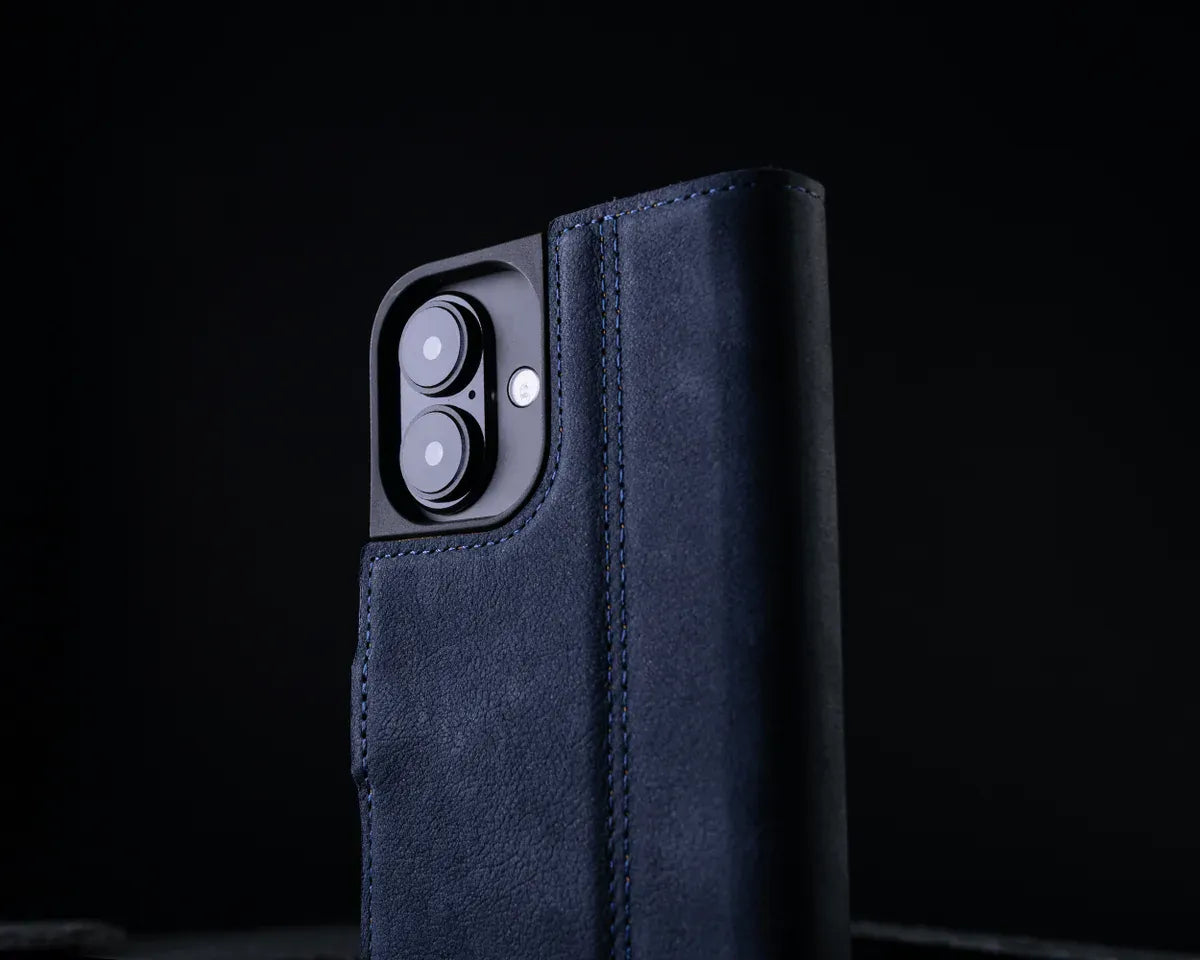 Snakehive Vintage Wallet Apple iPhone 16 - Vintage Leather Wallet Phone Case Vintage Leather Wallet Case for Apple iPhone 16