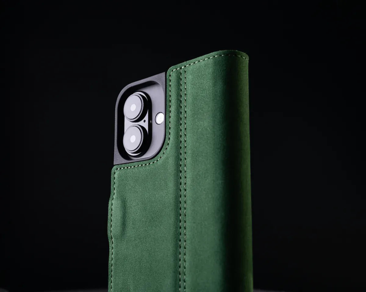 Snakehive Vintage Wallet Apple iPhone 16 - Vintage Leather Wallet Phone Case Vintage Leather Wallet Case for Apple iPhone 16