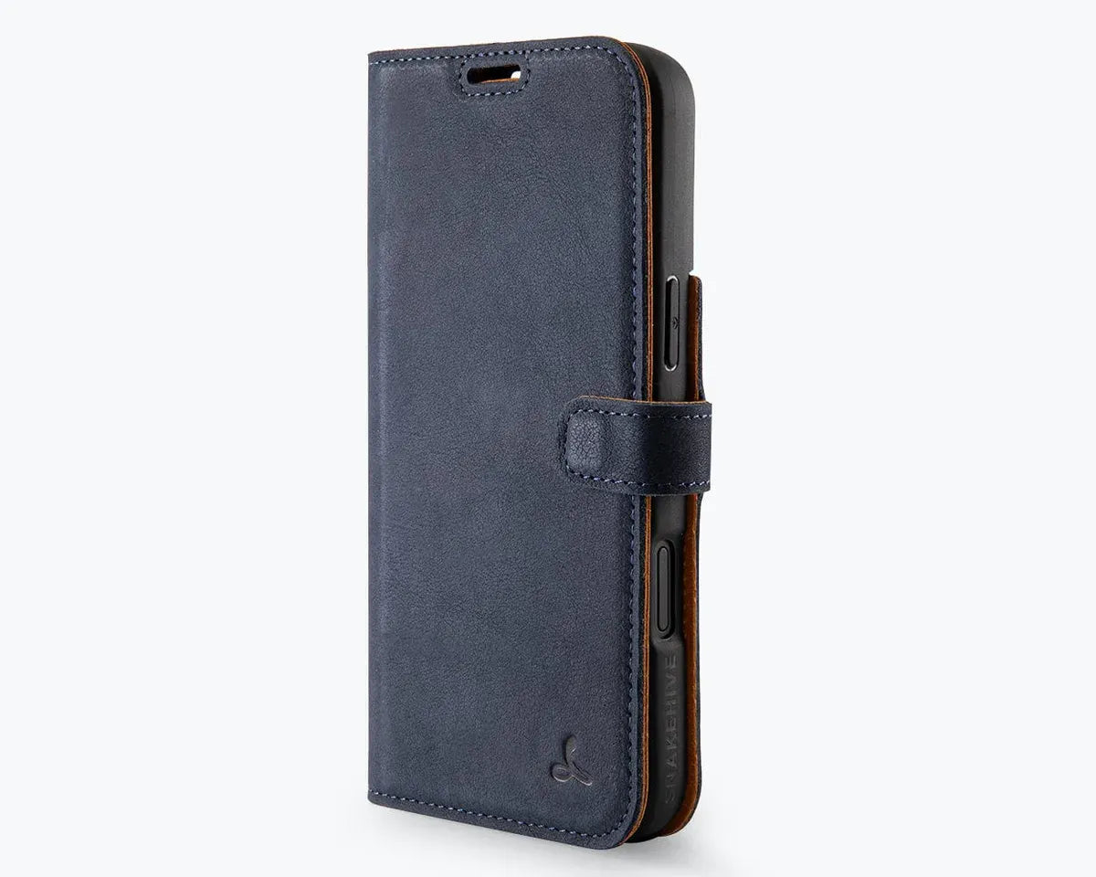 Snakehive Vintage Wallet Apple iPhone 16 Plus - Vintage Leather Wallet Phone Case Vintage Leather Wallet Case for Apple iPhone 16 Plus