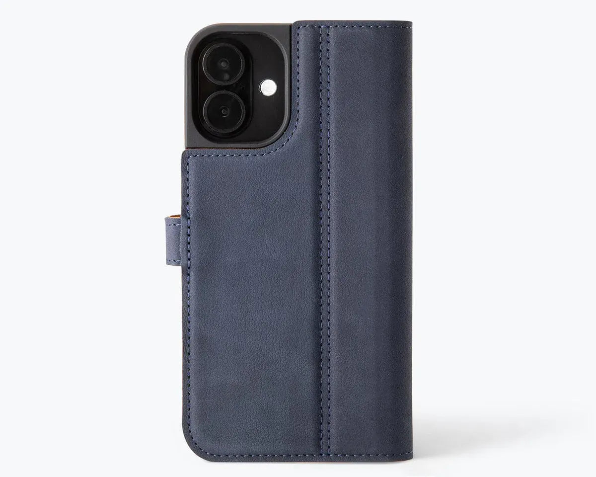 Snakehive Vintage Wallet Apple iPhone 16 Plus - Vintage Leather Wallet Phone Case Vintage Leather Wallet Case for Apple iPhone 16 Plus