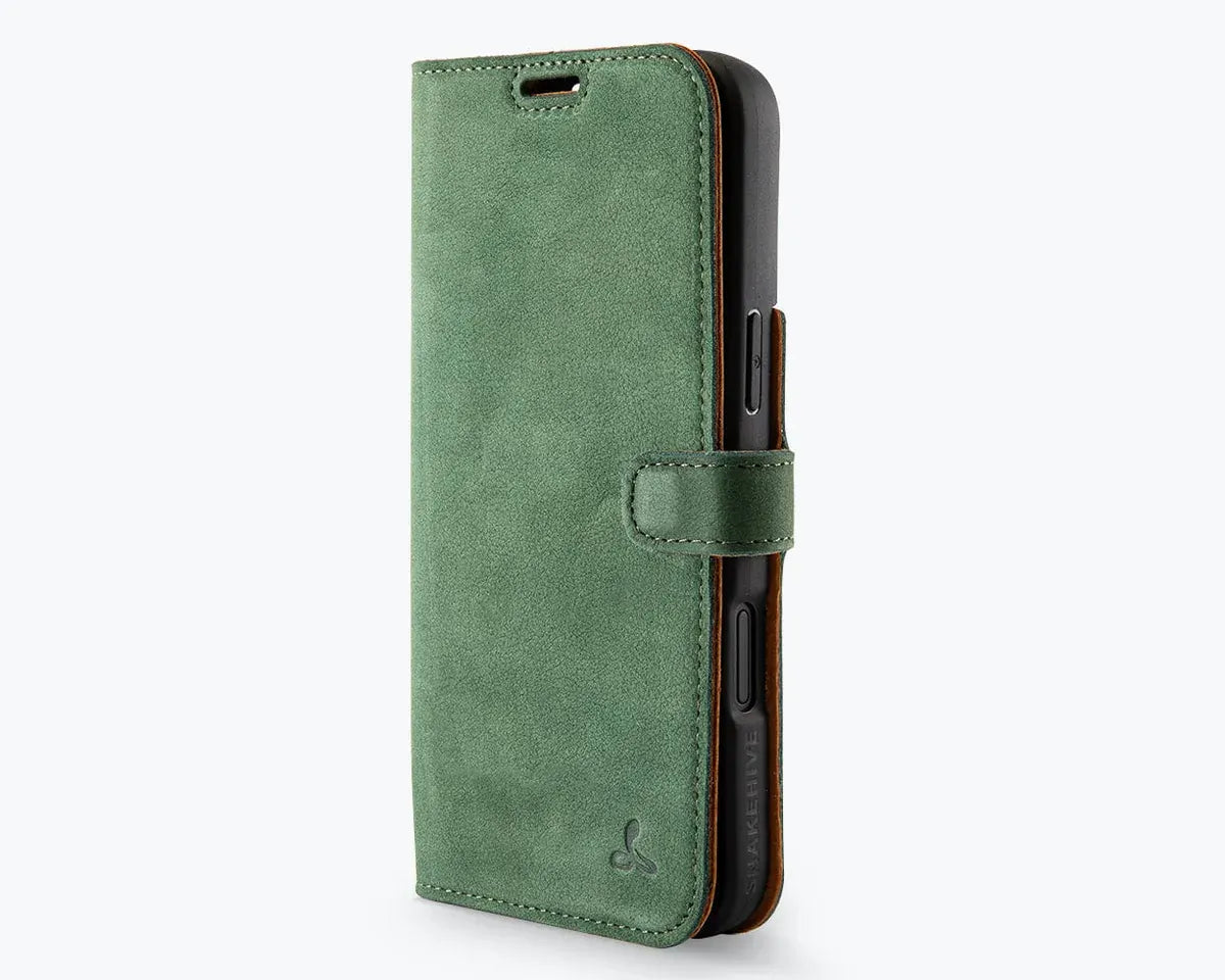 Snakehive Vintage Wallet Apple iPhone 16 Plus - Vintage Leather Wallet Phone Case Vintage Leather Wallet Case for Apple iPhone 16 Plus