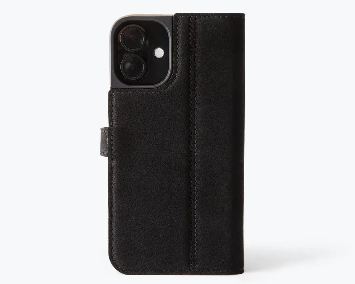 Snakehive Vintage Wallet Apple iPhone 16 Plus - Vintage Leather Wallet Phone Case Vintage Leather Wallet Case for Apple iPhone 16 Plus