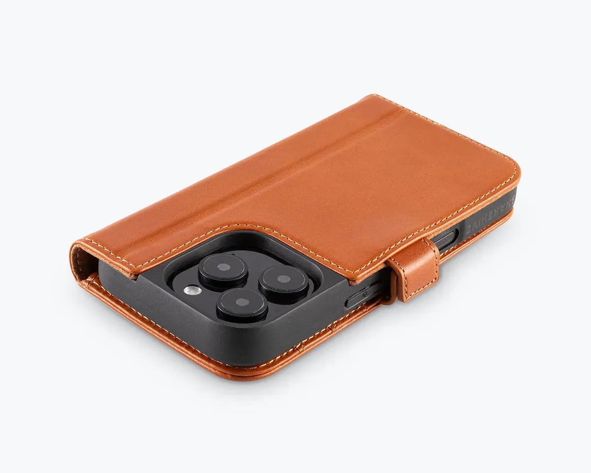 Snakehive Metro Wallet Apple iPhone 16 Pro - Metro Leather Wallet Phone Case Metro Leather Wallet Phone Case for Apple iPhone 16 Pro