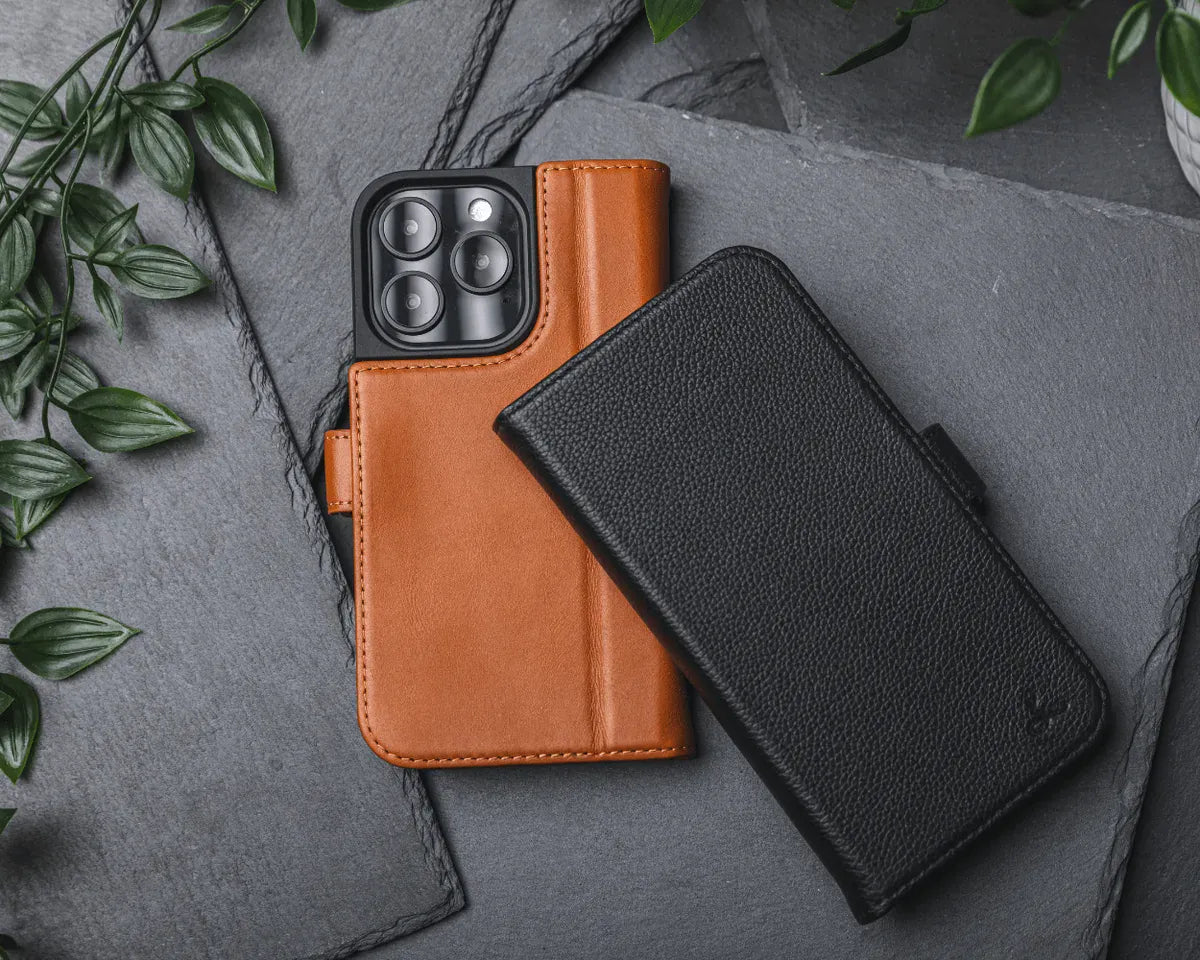 Snakehive Metro Wallet Apple iPhone 16 Pro - Metro Leather Wallet Phone Case Metro Leather Wallet Phone Case for Apple iPhone 16 Pro