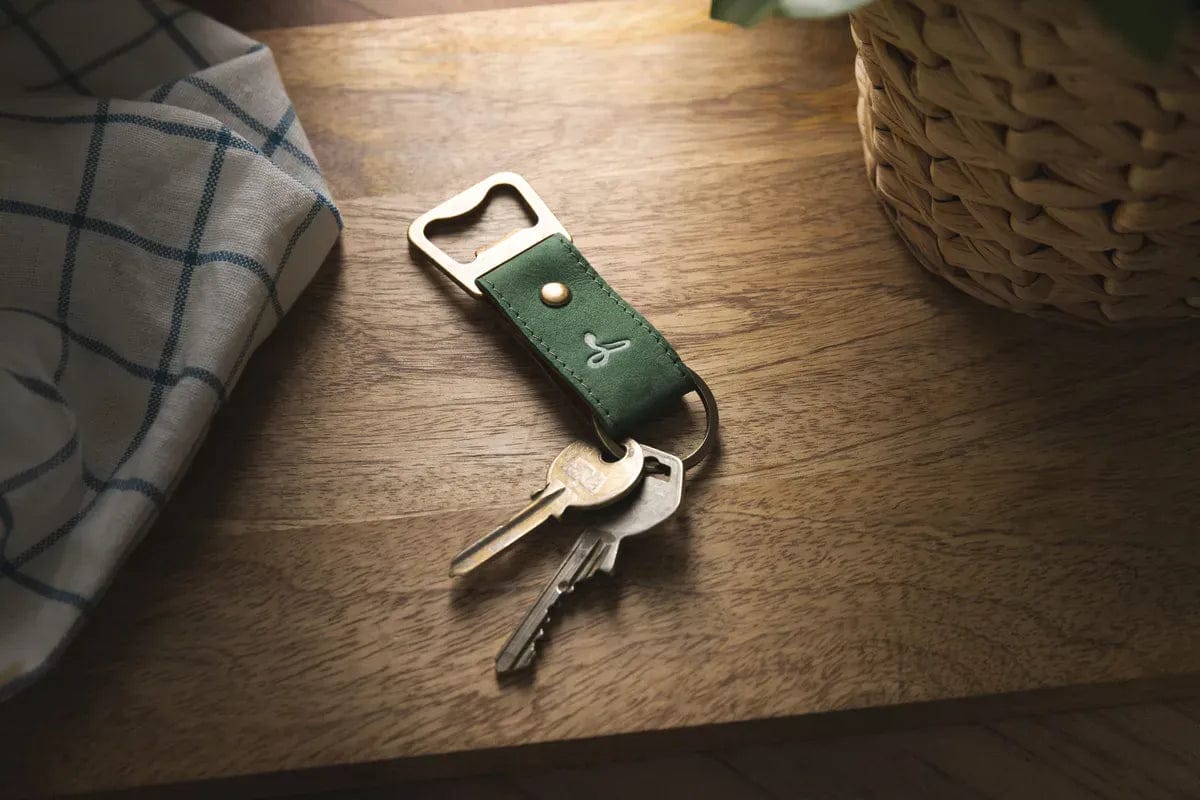 Snakehive Accessories Leather Bottle Opener Vintage Leather Bottle Opener | Leather Accessories