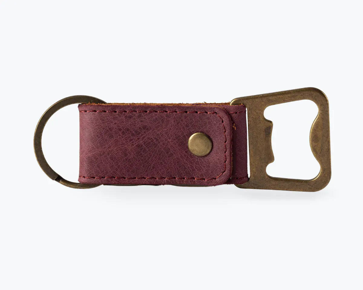 Snakehive Accessories Leather Bottle Opener Vintage Leather Bottle Opener | Leather Accessories