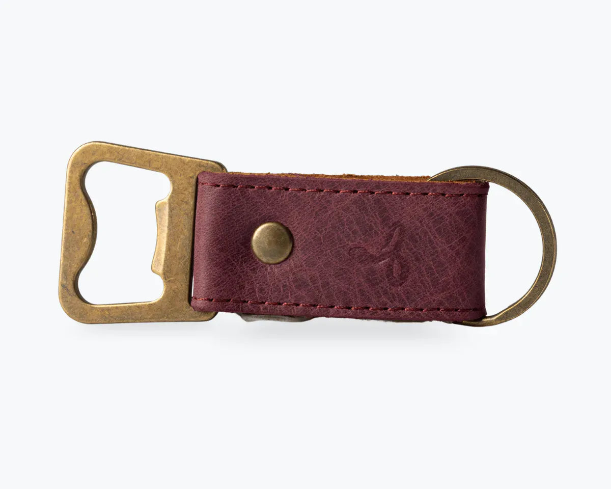 Snakehive Accessories Leather Bottle Opener Vintage Leather Bottle Opener | Leather Accessories