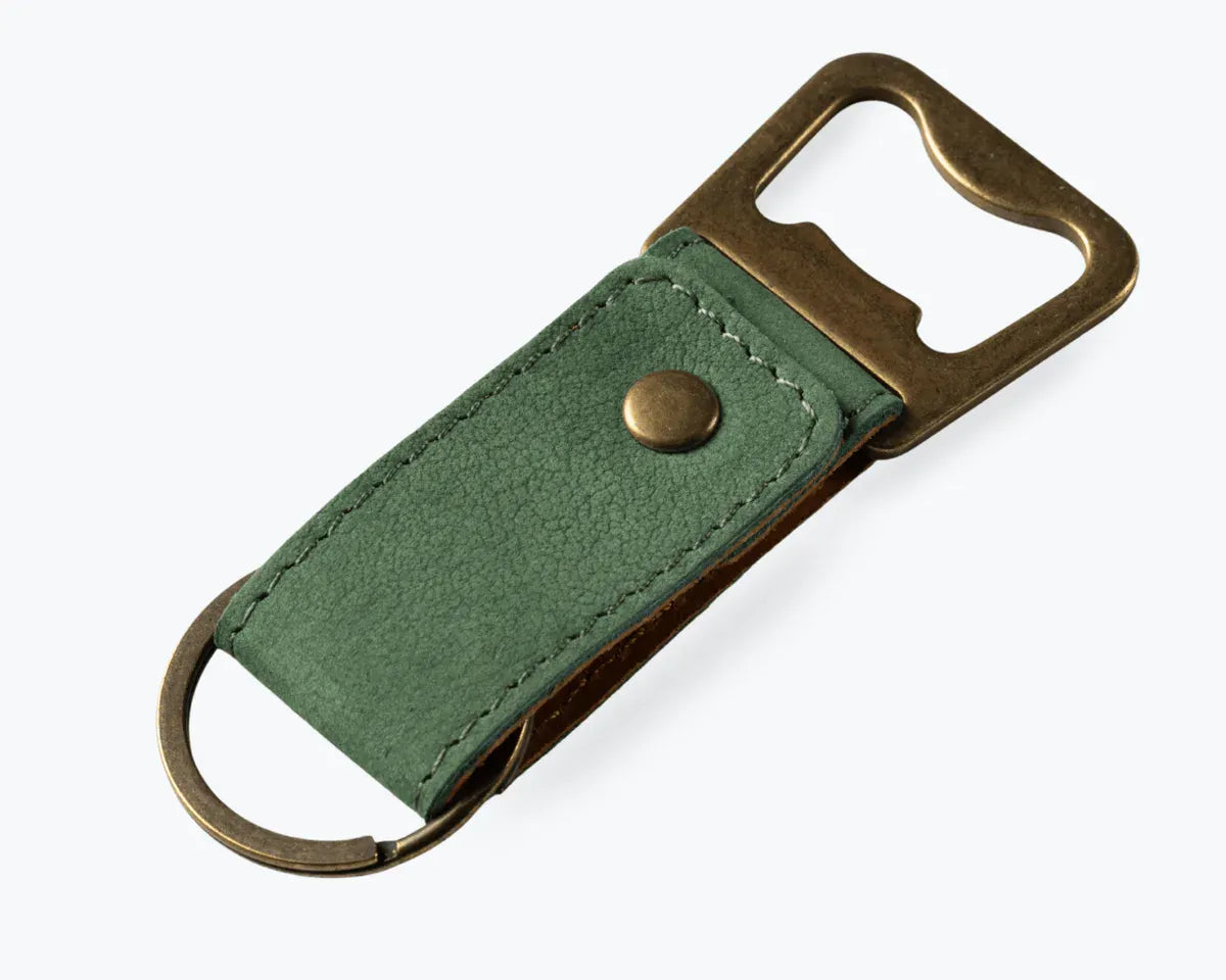 Snakehive Accessories Leather Bottle Opener Vintage Leather Bottle Opener | Leather Accessories