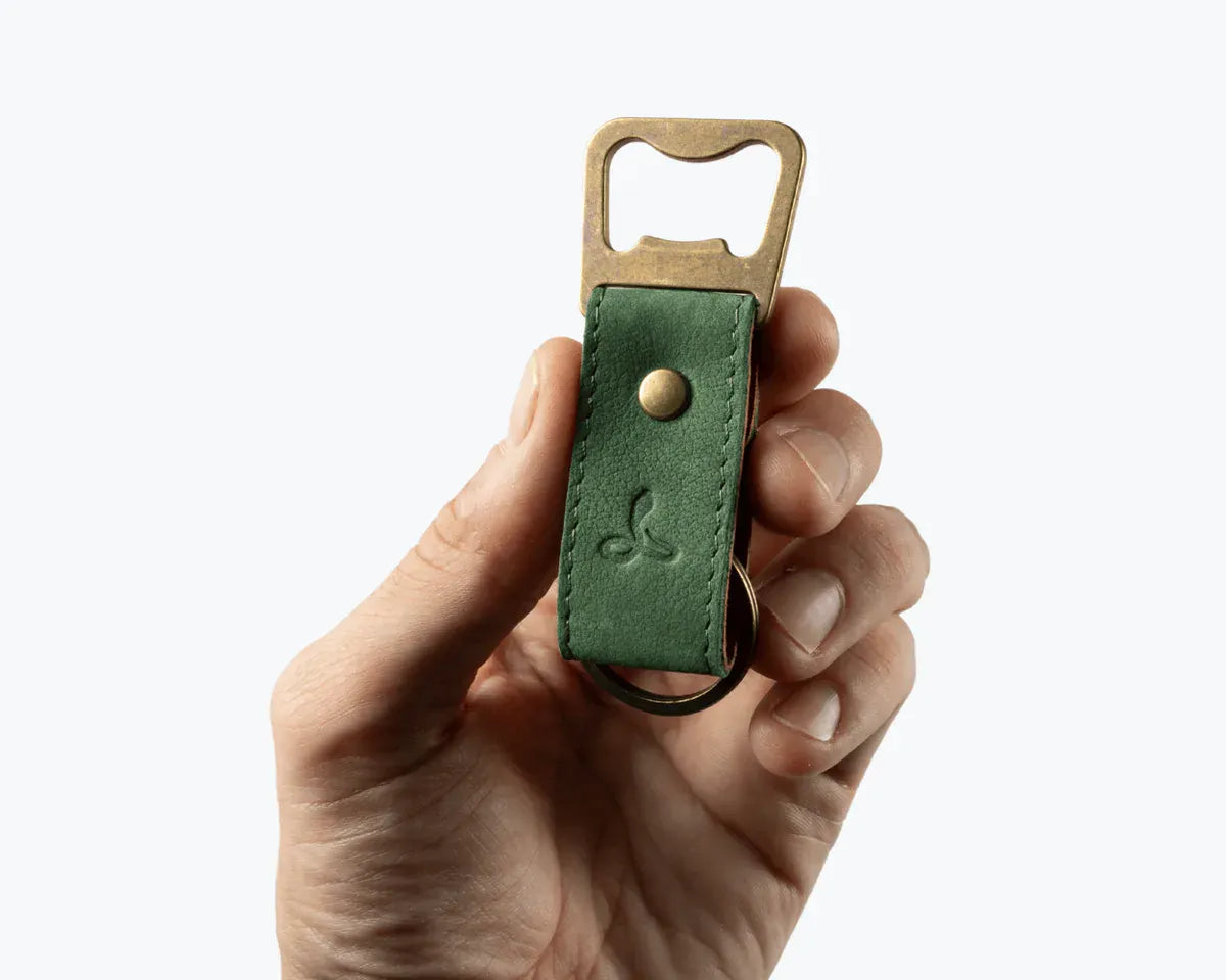 Snakehive Accessories Leather Bottle Opener Vintage Leather Bottle Opener | Leather Accessories