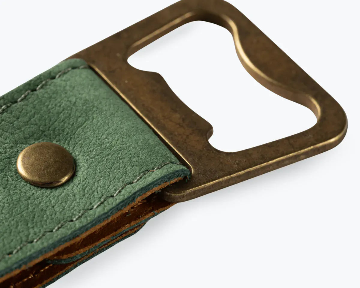 Snakehive Accessories Leather Bottle Opener Vintage Leather Bottle Opener | Leather Accessories