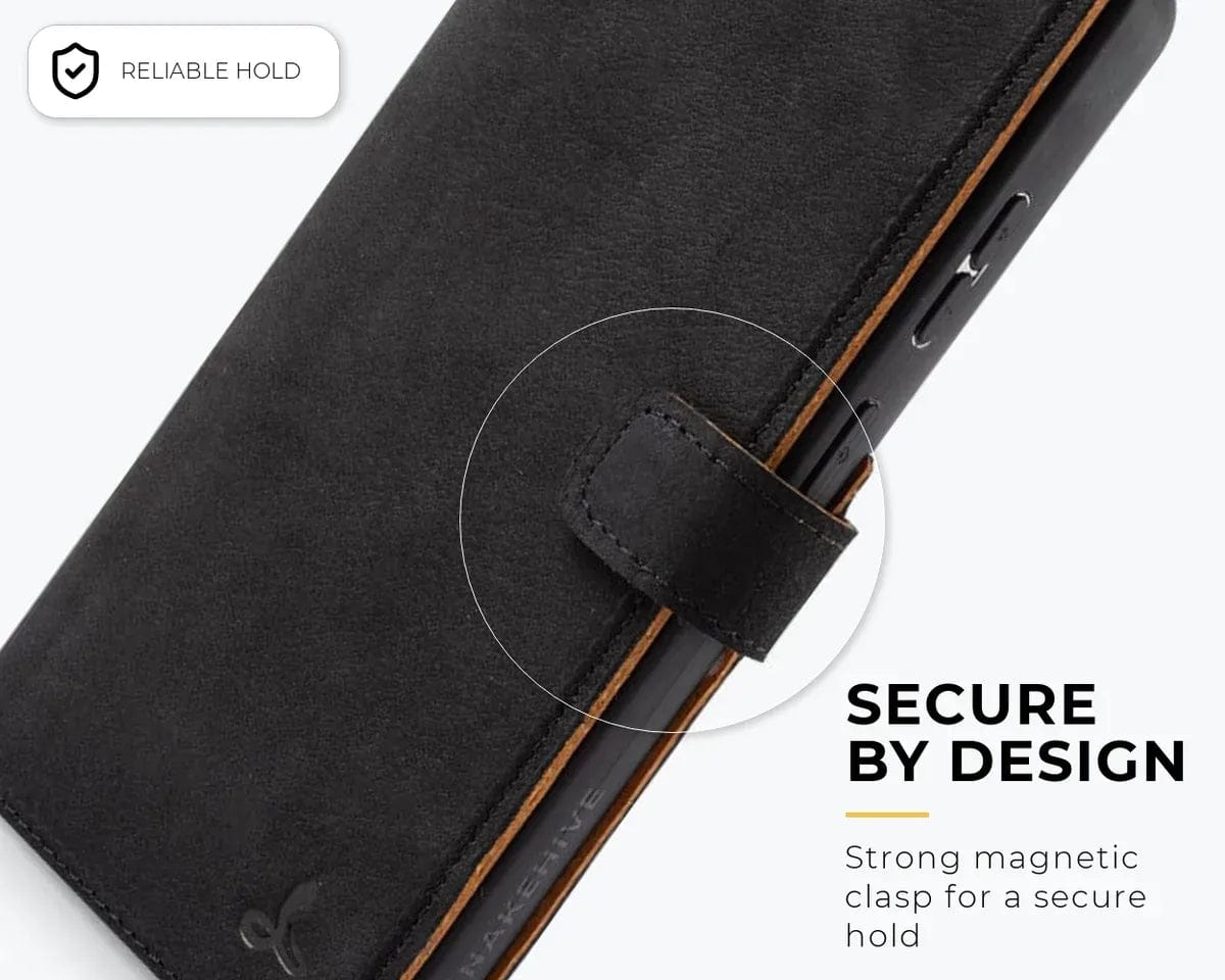 Snakehive Vintage Wallet Samsung Galaxy S26 Ultra - Vintage Leather Wallet Phone Case Vintage Leather Wallet Case for Samsung Galaxy S26 Ultra