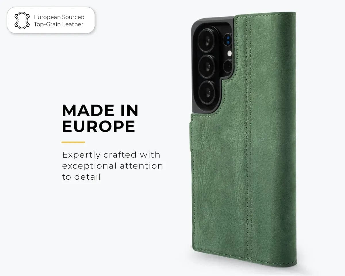 Snakehive Vintage Wallet Samsung Galaxy S26 Ultra - Vintage Leather Wallet Phone Case Vintage Leather Wallet Case for Samsung Galaxy S26 Ultra