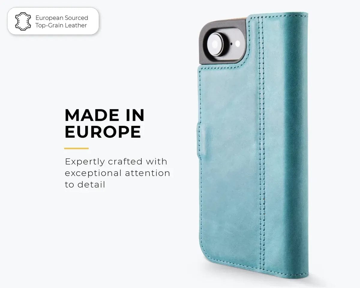 Snakehive Vintage Wallet Apple iPhone 17e / 16e - Vintage Leather Wallet Phone Case Vintage Leather Wallet Case for Apple iPhone 17e / 16e