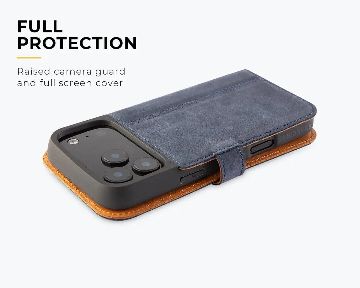 Snakehive Vintage Wallet Apple iPhone 17 Pro Max - Vintage Leather Wallet Phone Case Vintage Leather Wallet Case for Apple iPhone 17 Pro Max