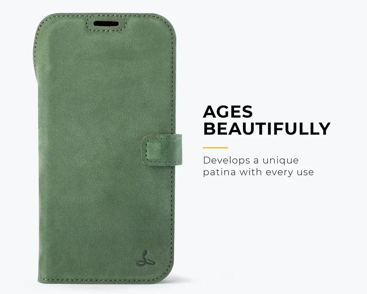 Snakehive Vintage Wallet Apple iPhone 17 Pro Max - Vintage Leather Wallet Phone Case Vintage Leather Wallet Case for Apple iPhone 17 Pro Max