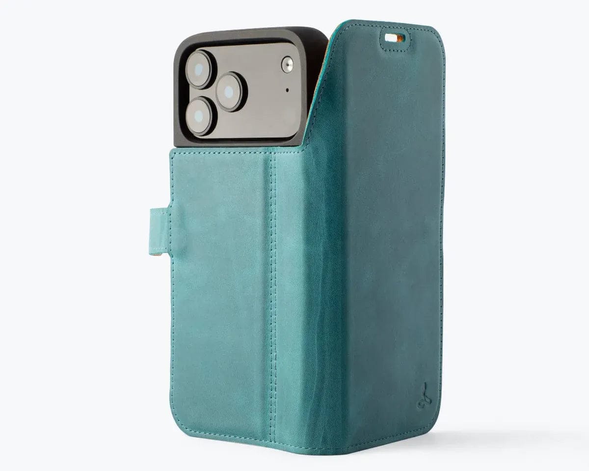 Snakehive Vintage Wallet Apple iPhone 17 Pro Max - Vintage Leather Wallet Phone Case Vintage Leather Wallet Case for Apple iPhone 17 Pro Max