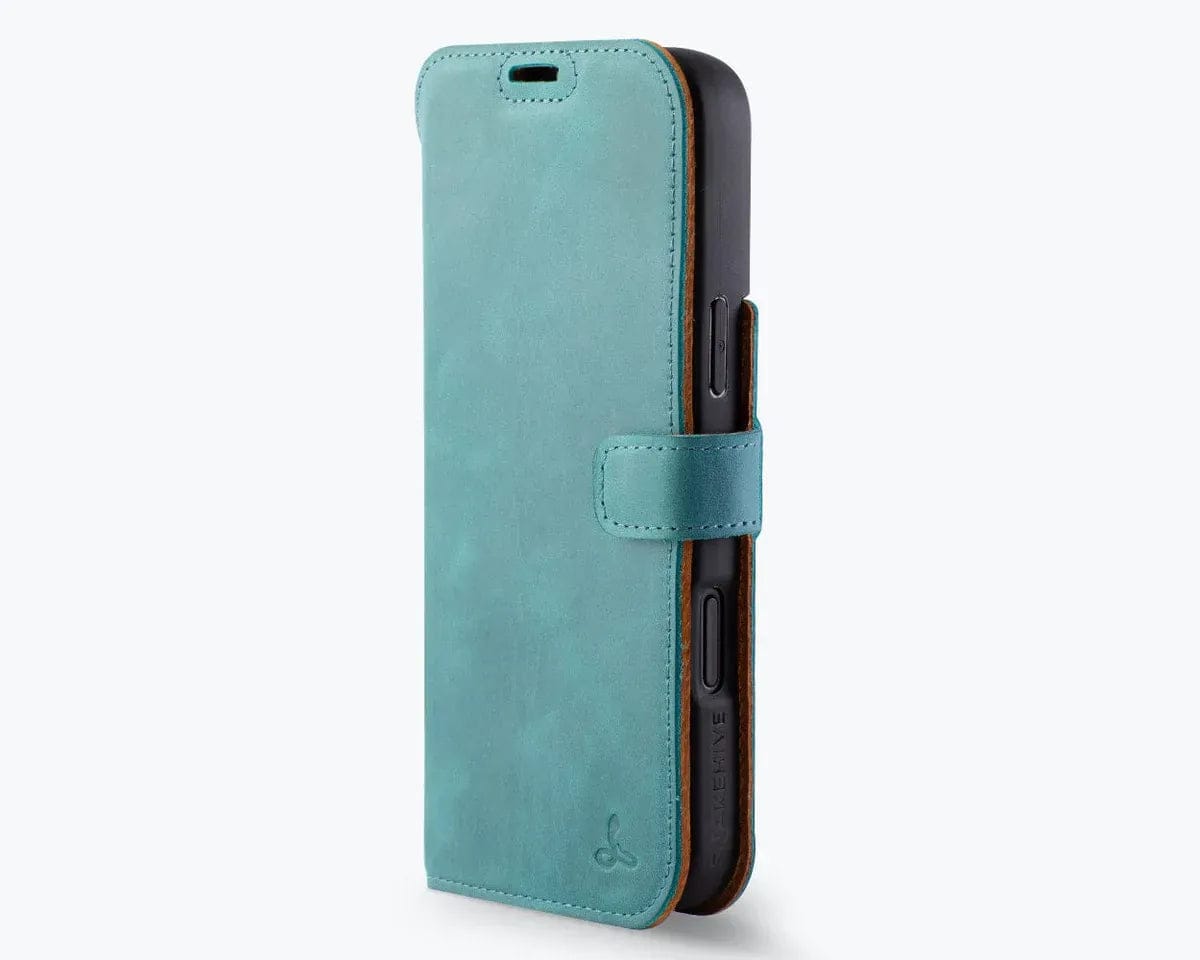 Snakehive Vintage Wallet Apple iPhone 17 Pro Max - Vintage Leather Wallet Phone Case Vintage Leather Wallet Case for Apple iPhone 17 Pro Max