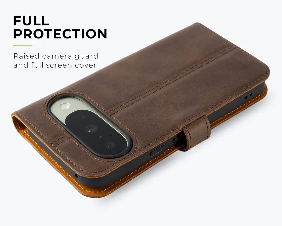 Snakehive Vintage Wallet Google Pixel 11 Pro - Vintage Leather Wallet Phone Case Vintage Leather Wallet Case for Google Pixel 11 Pro