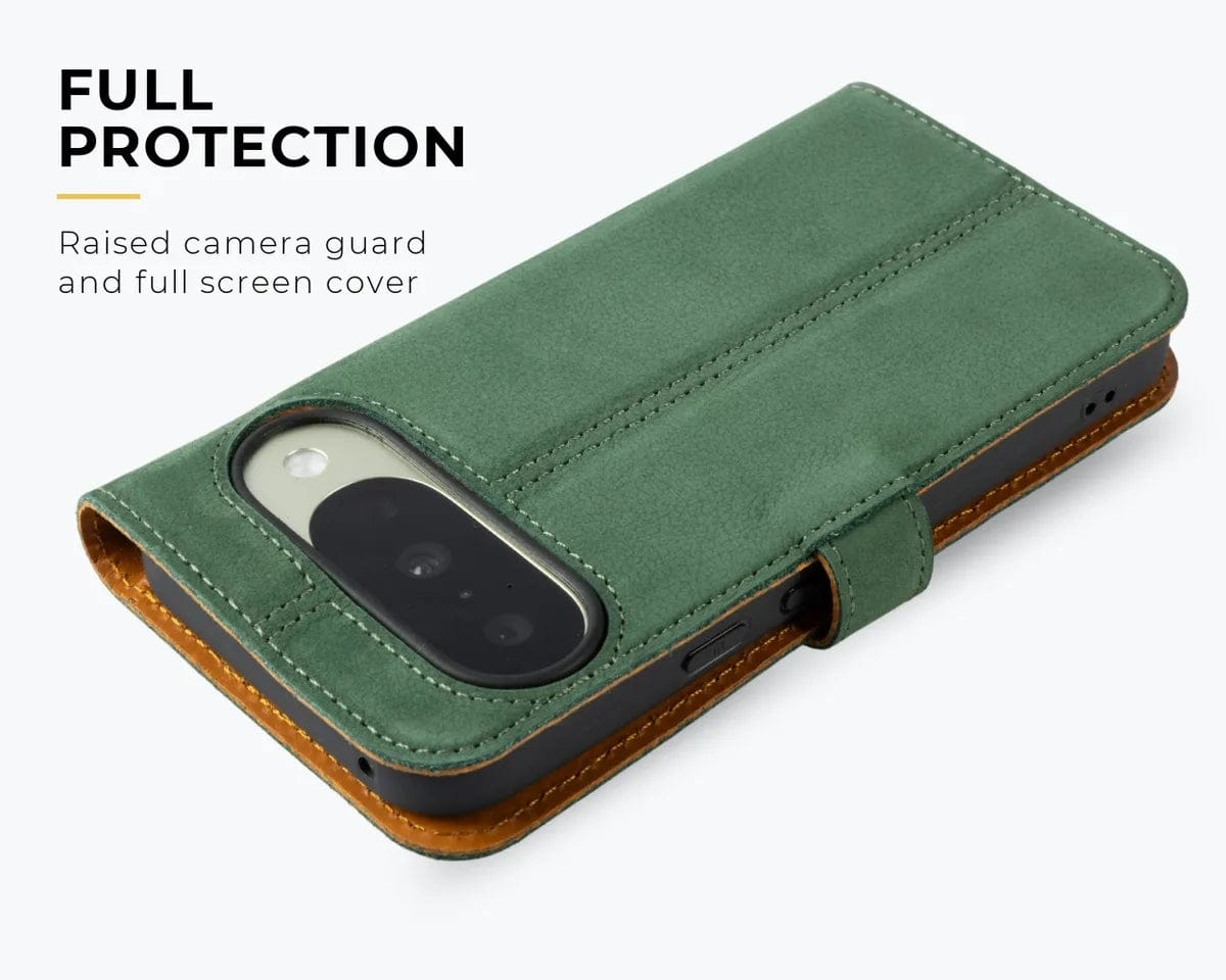 Snakehive Vintage Wallet Google Pixel 11 - Vintage Leather Wallet Phone Case Vintage Leather Wallet Case for Google Pixel 11