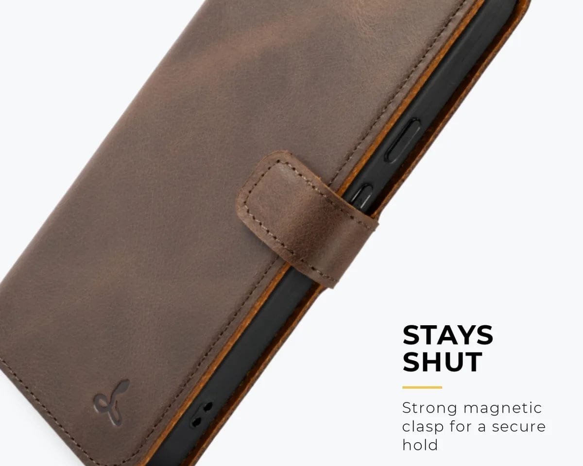 Snakehive Vintage Wallet Google Pixel 11 - Vintage Leather Wallet Phone Case Vintage Leather Wallet Case for Google Pixel 11