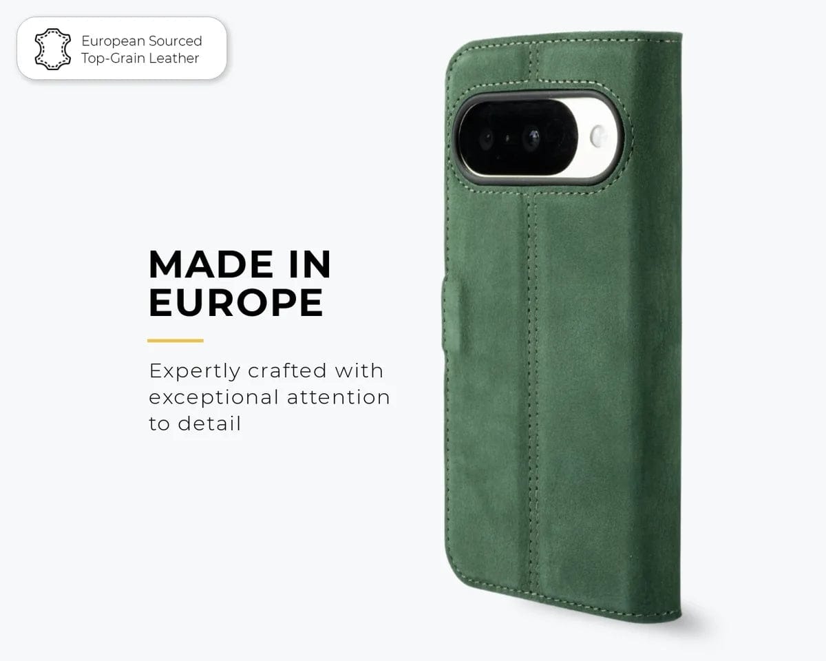 Snakehive Vintage Wallet Google Pixel 11 Pro - Vintage Leather Wallet Phone Case Vintage Leather Wallet Case for Google Pixel 11 Pro