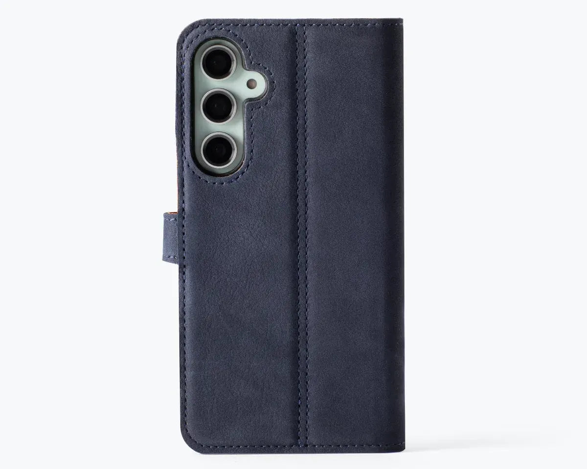 Snakehive Vintage Wallet Samsung Galaxy S24 FE - Vintage Leather Wallet Phone Case Vintage Leather Wallet Case for Samsung Galaxy S24 FE