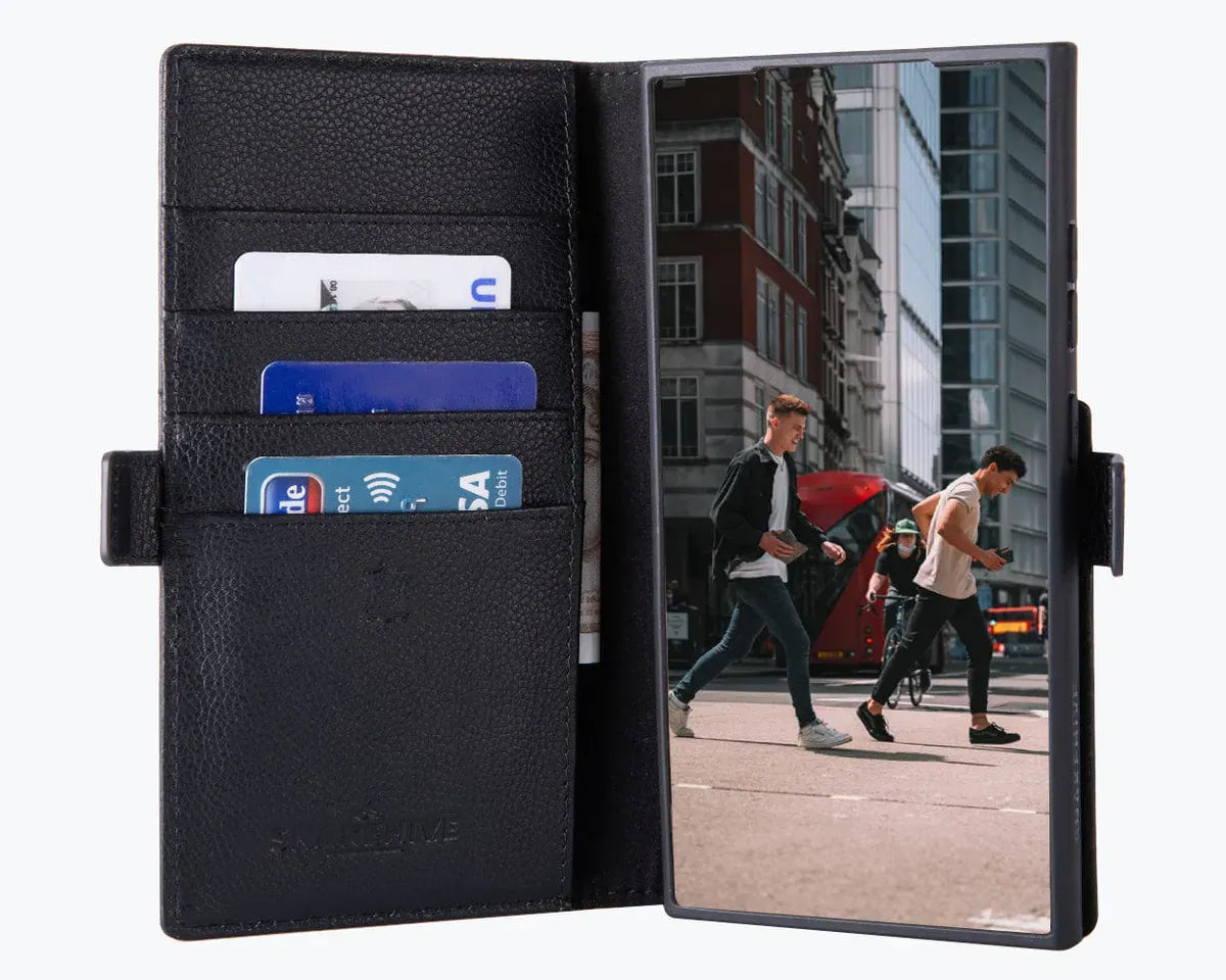 Snakehive Metro Wallet Samsung Galaxy S24 Ultra - Metro Leather Wallet Phone Case Metro Leather Wallet Phone Case for Samsung Galaxy S24 Ultra