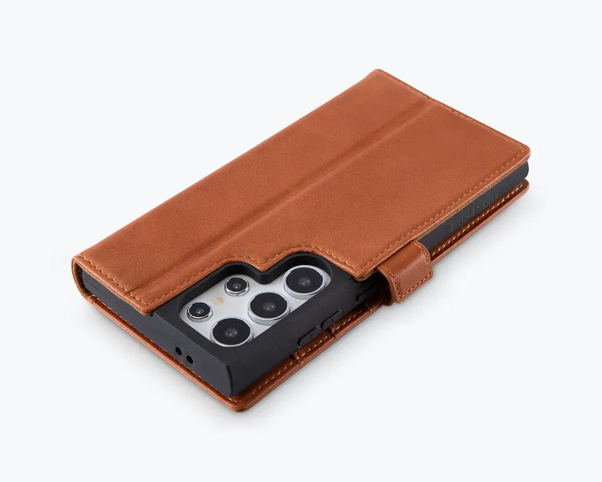Snakehive Metro Wallet Samsung Galaxy S24 Ultra - Metro Leather Wallet Phone Case Metro Leather Wallet Phone Case for Samsung Galaxy S24 Ultra