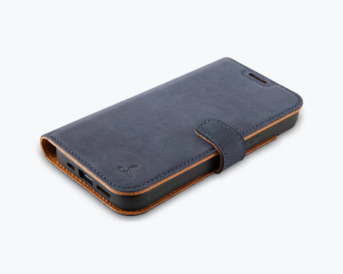 Snakehive Vintage Wallet Apple iPhone 17e / 16e - Vintage Leather Wallet Phone Case Vintage Leather Wallet Case for Apple iPhone 17e / 16e