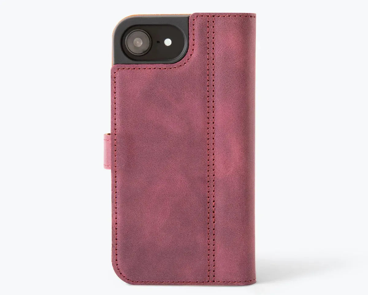 Snakehive Vintage Wallet Apple iPhone 17e / 16e - Vintage Leather Wallet Phone Case Vintage Leather Wallet Case for Apple iPhone 17e / 16e