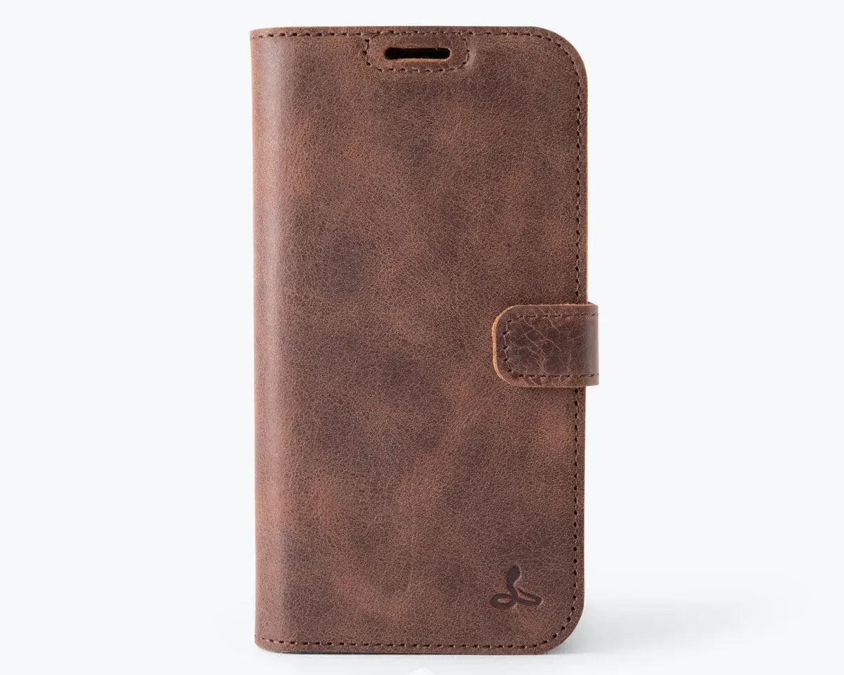 Snakehive Vintage Wallet Apple iPhone 17e / 16e - Vintage Leather Wallet Phone Case Vintage Leather Wallet Case for Apple iPhone 17e / 16e