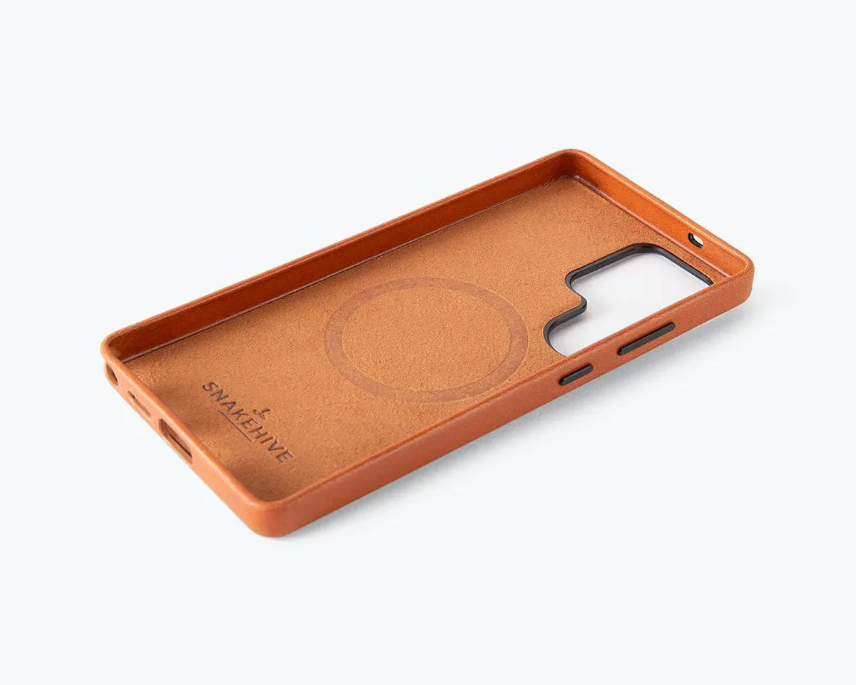 Snakehive Metro Bumper Case Samsung Galaxy S25 Ultra - Metro Slim Leather Phone Case Metro Slim Leather Phone Case for Samsung Galaxy S25 Ultra