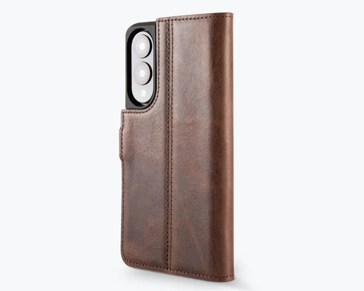 Snakehive Vintage Wallet Samsung Galaxy S25 Edge - Vintage Leather Wallet Phone Case Vintage Leather Wallet Case for Samsung Galaxy S25 Edge