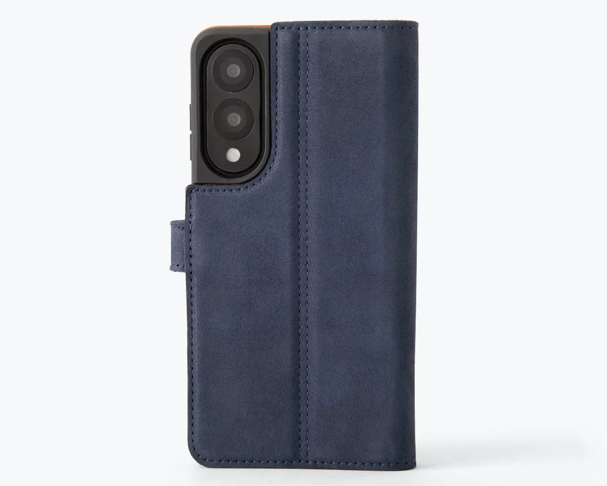 Snakehive Vintage Wallet Samsung Galaxy S25 Edge - Vintage Leather Wallet Phone Case Vintage Leather Wallet Case for Samsung Galaxy S25 Edge